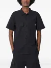 Stan Ray Chest-pocket Short-sleeve Shirt In Black