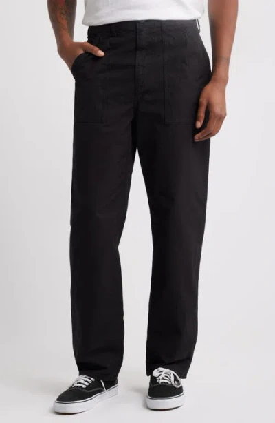 Stan Ray Cotton Utility Pants In Black