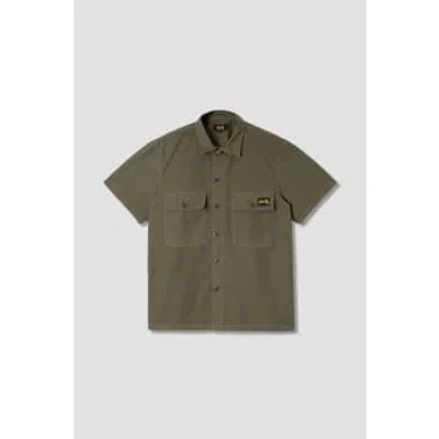 Stan Ray Cpo Short Sleeve Shirt In Green