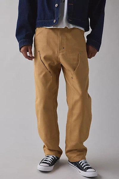 Stan Ray Double Knee Straight Leg Pant In Brown, Men's At Urban Outfitters