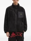 Stan Ray Fleece-panel Long-sleeve Jacket In Black