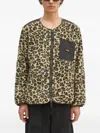 Stan Ray Leopard-print Panelled Jacket In Animal Print