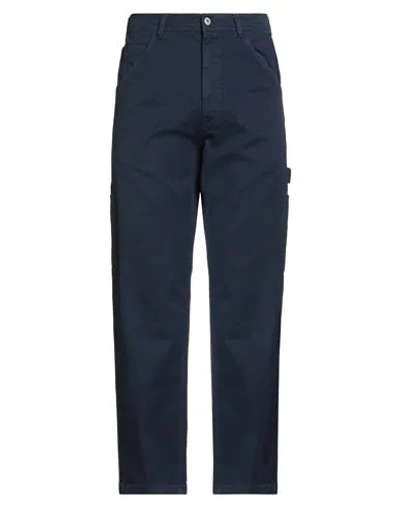 Stan Ray Man Pants Navy Size 34 Cotton In Blue