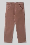 Stan Ray Og Relaxed Straight Leg Cotton Canvas Painter Pants In Brown