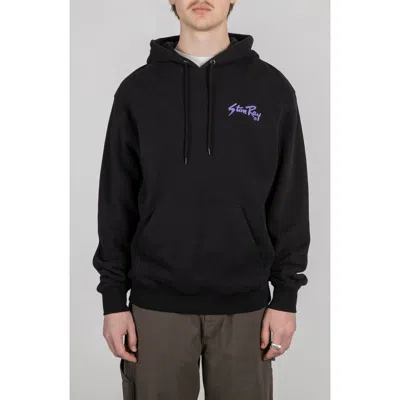 Stan Ray Oversize Logo Pullover Hoodie In Black/purple