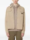 Stan Ray Patch-pocket Shirt Jacket In Neutral