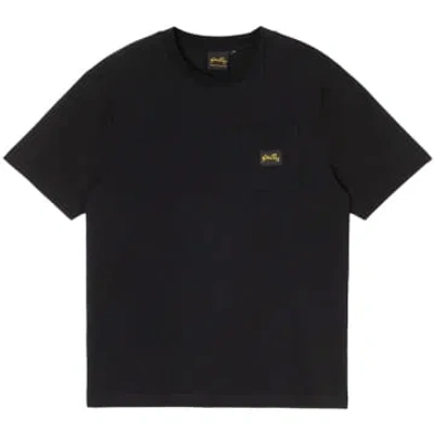 Stan Ray Patch Pocket T-shirt In Black
