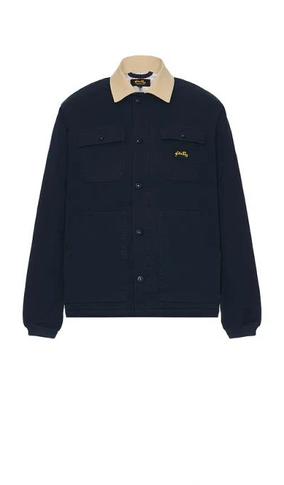 Stan Ray Pork Chop Jacket In Navy Duck