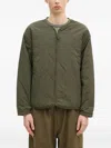 Stan Ray Quilted Zip-up Jacket In Green