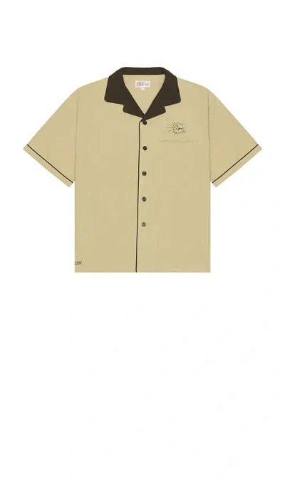 Stan Ray Short Sleeve Bowling Shirt In Green