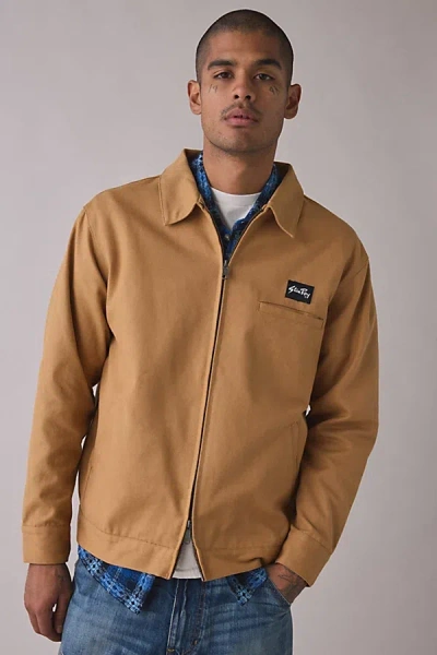 Stan Ray Solid Garage Jacket In Honey, Men's At Urban Outfitters In Brown