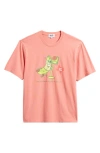 Stan Ray Stan Dunk Cotton Graphic T-shirt In Washed Red