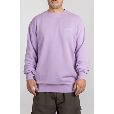 Stan Ray Stan Og Logo Graphic Sweatshirt In Washed Purple