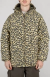 Stan Ray Ultralight Water Repellent Down Jacket In Leopard Camo