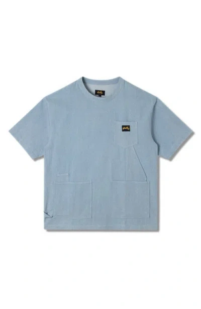 Stan Ray Utility Painter's Woven T-shirt In Single Stone