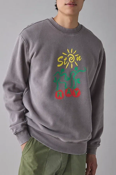 Stan Ray Vine Graphic Crew Neck Sweatshirt In Shale At Urban Outfitters