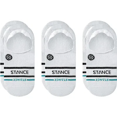 Stance 3-pack Core No Show Socks In White