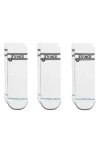 Stance 3-pack Quarter Socks In White