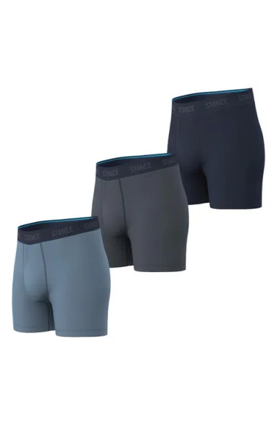 Stance 3-pack Boxer Briefs In Blue