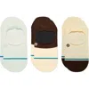 Stance Assorted 3-pack Absolute No-show Socks In Seablue