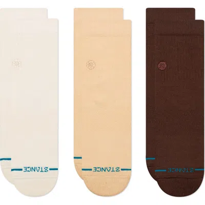 Stance Assorted 3-pack Quarter Crew Socks In Multi