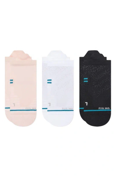 Stance Athletic 3-pack Tab Socks In Pink Multi
