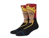 Stance Biggie Resurrected Big Black/red Crew Socks A545d21big-blk In Black
