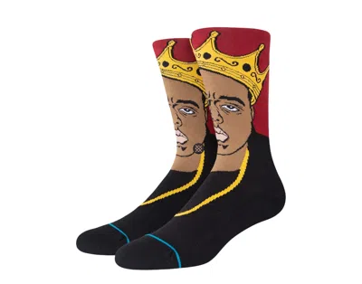 Stance Biggie Resurrected Big Black/red Crew Socks A545d21big-blk