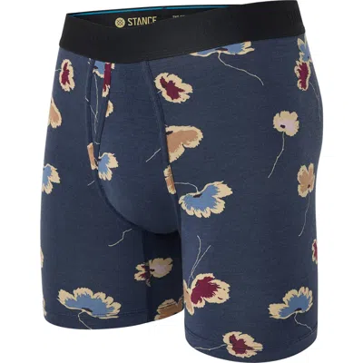 Stance Botanical Bliss Wholester Boxer Briefs In Blue
