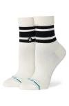 Stance Boyd 3-pack Cotton Blend Quarter Socks In Neutral