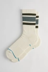 Stance Boyd Crew Sock In Creme, Men's At Urban Outfitters In White