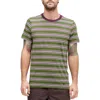 Stance Butter Blend T-shirt In Green/port Wine