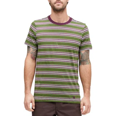 Stance Butter Blend T-shirt In Green/port Wine
