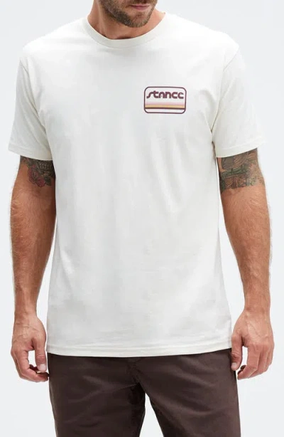 Stance Camino Logo Cotton Graphic T-shirt In Vintagewhite