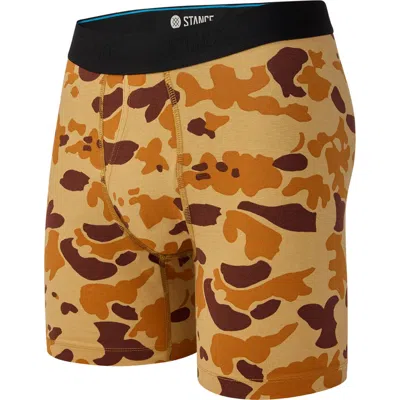 Stance Camo Boxer Briefs In Brown