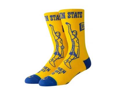 Stance Casual Nba Curry Stencil Yellow/blue Crew Socks M545d19cur-yel