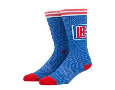 Stance Casual Nba La Clippers Jersey Blue/red Crew Socks M545d17cli-blu