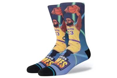 Stance Casual Nba Lebron James Fast Break La Lakers Crew Socks A558c20jfb-mul In Multi