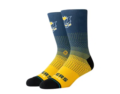 Stance Casual Nba Pacers Gaming 2k Navy/yellow Crew Socks M558a19pag-nvy