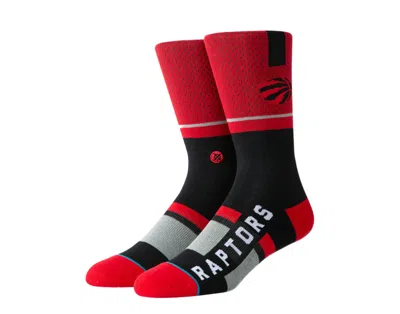 Stance Casual Nba Raptors Shortcut Red/black Crew Socks M545c19rap-red