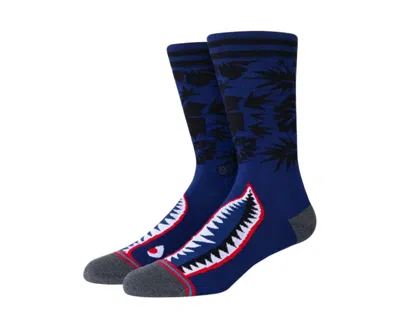 Stance Casual Tropical Warbird Blue Crew Socks A545a21war-blu