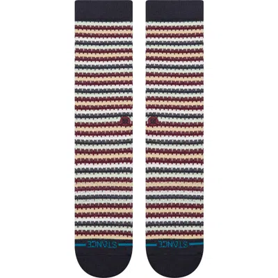 Stance Chiclets Waffle Knit Crew Socks In Multi