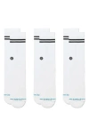 Stance Core 3-pack Crew Socks In White