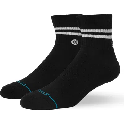Stance Core 6-pack Quarter Socks In Black