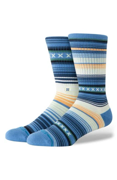 Stance Curren Crew Socks In Blue
