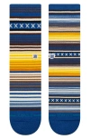 Stance Curren Crew Socks In Blue