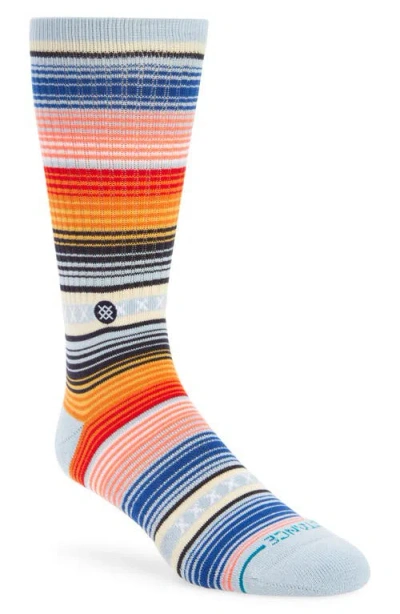 Stance Curren Crew Socks In Ice Blue