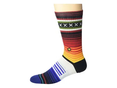 Stance Curren St Crew Crew Cut Socks Shoes Red: Sm (us Men's Shoe 3-5.5 - Women's Shoe 5-7.5) In Multi