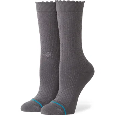 Stance Dainty Combed Cotton Blend Crew Socks In Turbulence