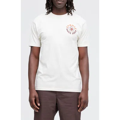 Stance Dig It Cotton Graphic T-shirt In Vintage White